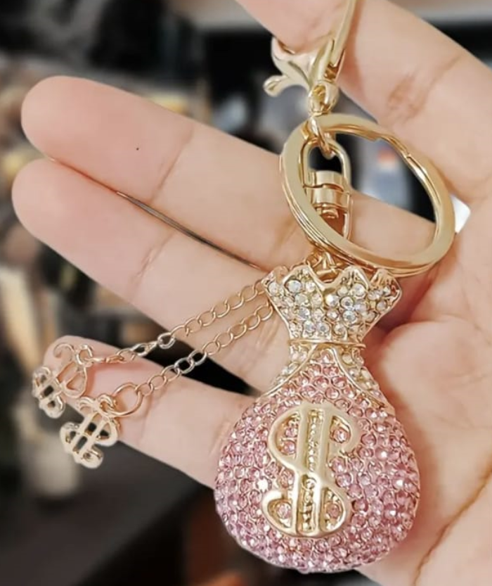 Llavero modelo bolsa de dinero