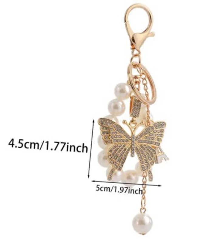 Colgante para bolso o llavero de mariposa - Imagen 2