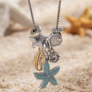 Collar con diseño inspirado en el mar, elegante y moderno