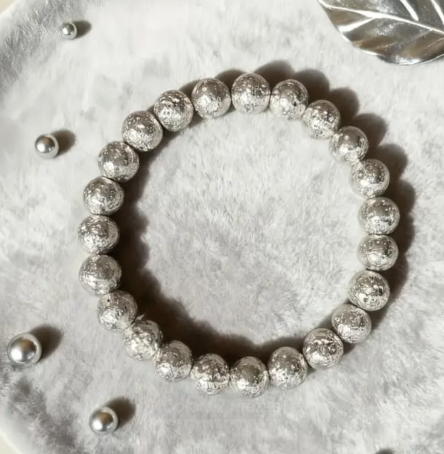 Pulsera para Atraer la Riqueza con Piedra de Lava