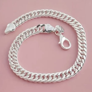 Pulsera Plateada para Hombre