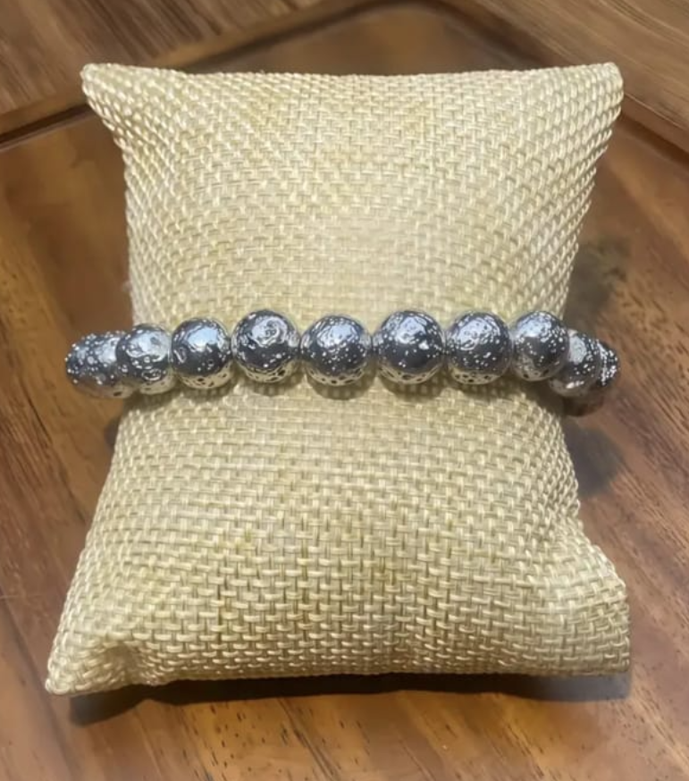 Pulsera para Atraer la Riqueza con Piedra de Lava - Imagen 2